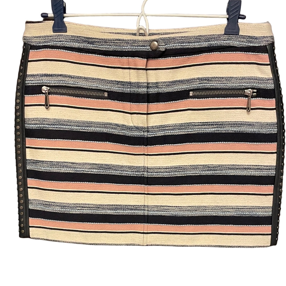 Women’s Rebecca Minkoff Striped Lined Mini Skirt Size 4